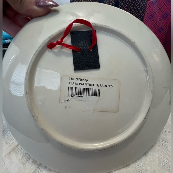 Decorative Plate - Jamaica No Problem Mon with fabric loop for wall hanging. - Picture 2 of 2